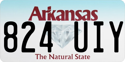 AR license plate 824UIY