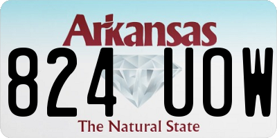 AR license plate 824UOW