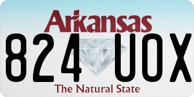 AR license plate 824UOX