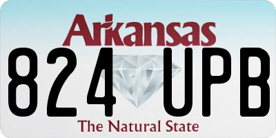 AR license plate 824UPB