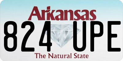 AR license plate 824UPE