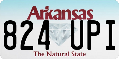 AR license plate 824UPI