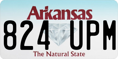 AR license plate 824UPM