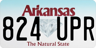 AR license plate 824UPR