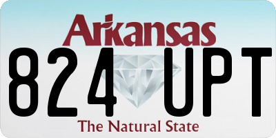 AR license plate 824UPT
