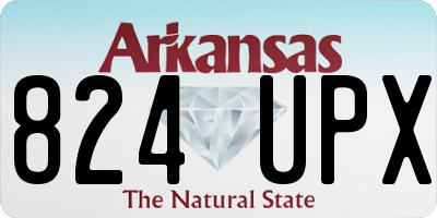 AR license plate 824UPX