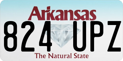 AR license plate 824UPZ