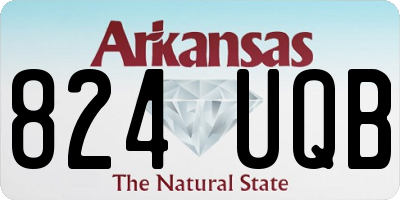 AR license plate 824UQB