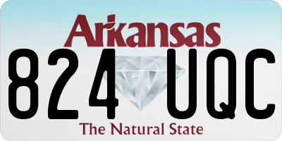AR license plate 824UQC