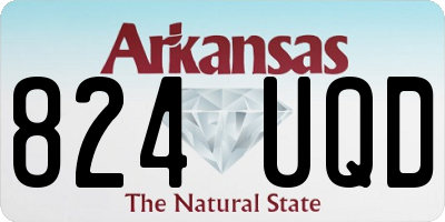 AR license plate 824UQD
