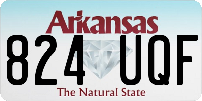 AR license plate 824UQF