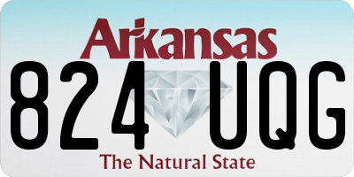 AR license plate 824UQG
