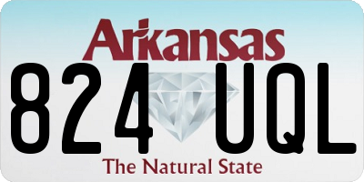 AR license plate 824UQL