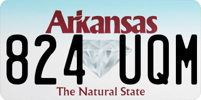 AR license plate 824UQM
