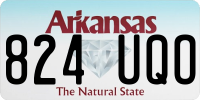 AR license plate 824UQO