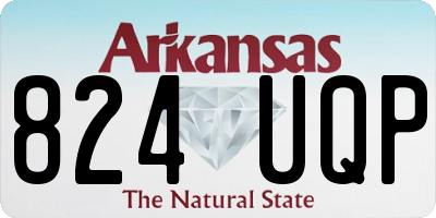 AR license plate 824UQP