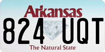 AR license plate 824UQT