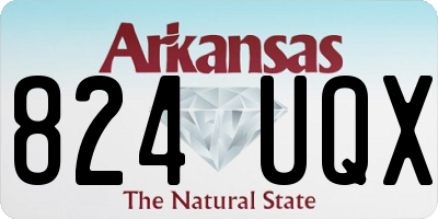 AR license plate 824UQX