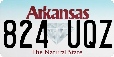 AR license plate 824UQZ