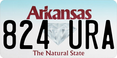 AR license plate 824URA