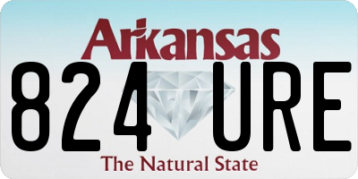 AR license plate 824URE