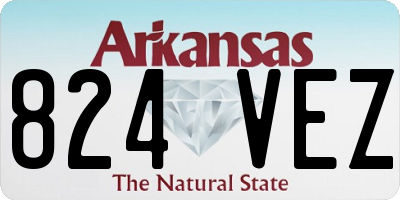 AR license plate 824VEZ