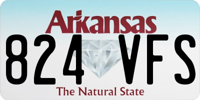 AR license plate 824VFS