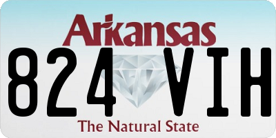 AR license plate 824VIH
