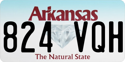 AR license plate 824VQH
