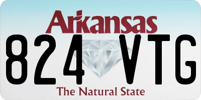 AR license plate 824VTG