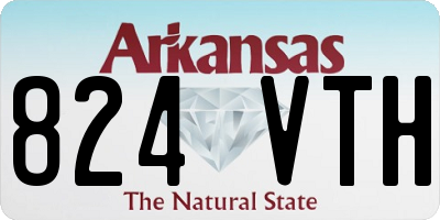 AR license plate 824VTH