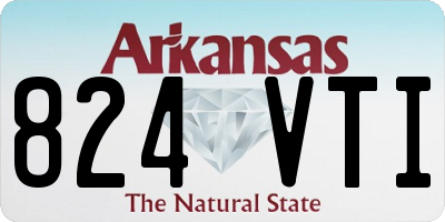 AR license plate 824VTI