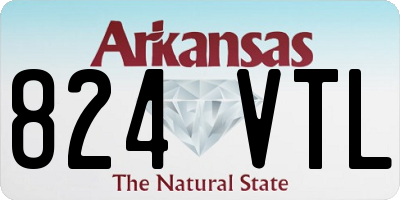 AR license plate 824VTL
