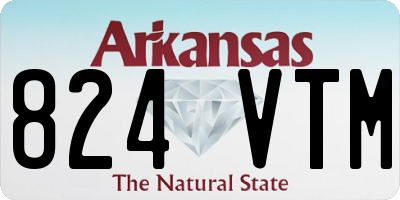AR license plate 824VTM