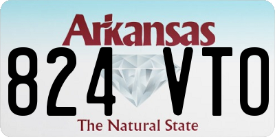 AR license plate 824VTO