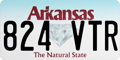 AR license plate 824VTR