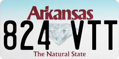 AR license plate 824VTT