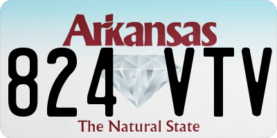 AR license plate 824VTV