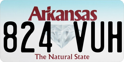 AR license plate 824VUH