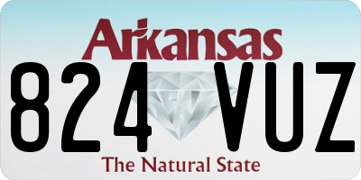 AR license plate 824VUZ