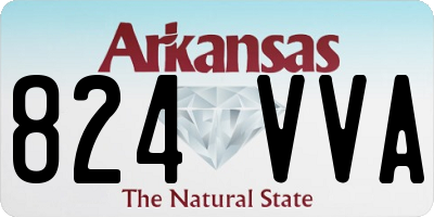 AR license plate 824VVA