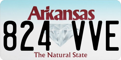 AR license plate 824VVE