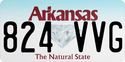 AR license plate 824VVG