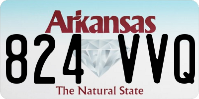 AR license plate 824VVQ