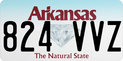 AR license plate 824VVZ