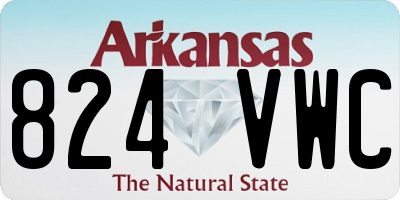 AR license plate 824VWC