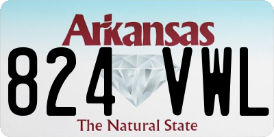 AR license plate 824VWL