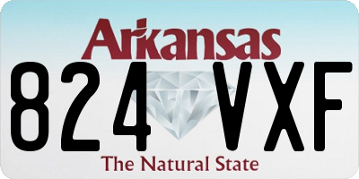 AR license plate 824VXF
