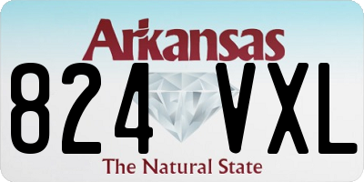 AR license plate 824VXL