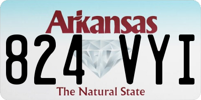 AR license plate 824VYI